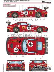 Miniature CS030: Marking / livery 1/24 scale - Mercedes AMG GT3
